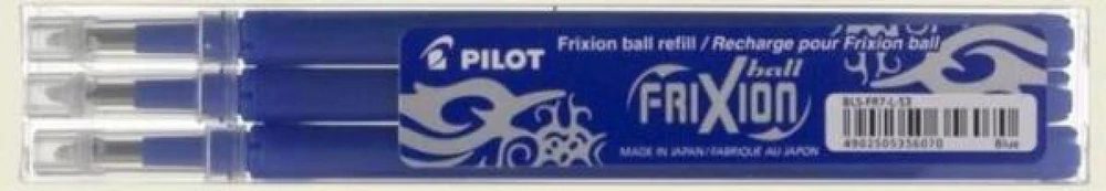WYMAZYWALNE ORGINALNE WKŁADY PILOT FRIXION 0,7 NIEBIESKI 6szt - obrazek 8