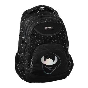 PLECAK SZKOLNY MŁODZIEŻOWY Lilo i Stitch CZARNY BeUniq STICZ disney