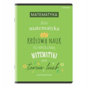 Zeszyt Notatnik A4 60 kartek Kratka Matematyka TOP 2000