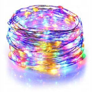 lampki ozdobne LED 10m/100 KOLOROWE idealne do dekoracji