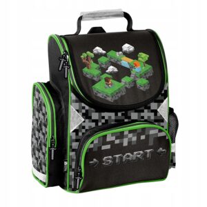 TORNISTER SZKOLNY PASO plecak MINECRAFT pixels klasa 1-3