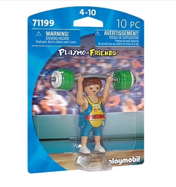 Playmobil FIGURKA sztangista