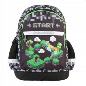 PLECAK SZKOLNY PASO tornister MINECRAFT klasa 1-3 start