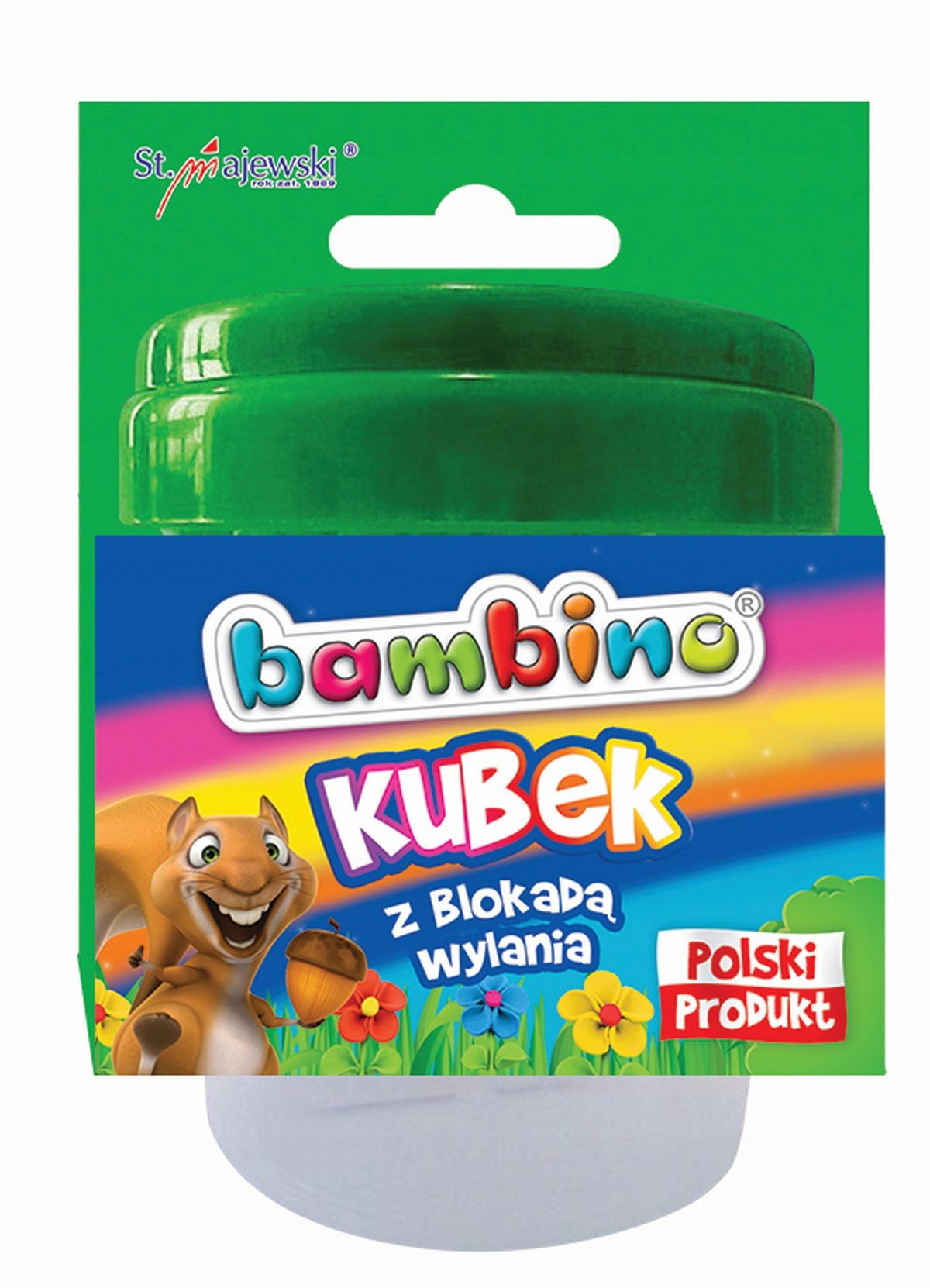 Kubek na wodę do MALOWANIA z blokadą wylania- NIEKAPEK Bambino - obrazek 9