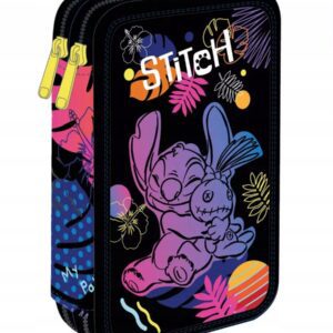 PIÓRNIK SZKOLNY Rozkładany Podwójny Stitch CoolPack z Wyposażeniem