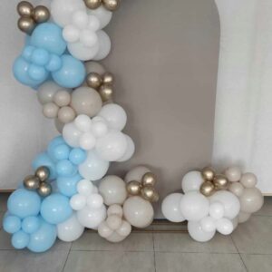 GIRLANDA balonowa zestaw URODZINKI CHRZEST ŚLUB