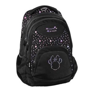 PLECAK SZKOLNY MŁODZIEŻOWY CZARNY BeUniq MINNIE disney