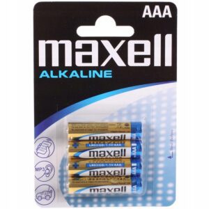 Baterie Alkaiczne Maxell AAA 4szt LR3 Blister