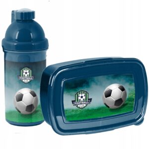 ZESTAW BIDON I ŚNIADANIÓWKA LUNCHBOX PASO FOOTBALL
