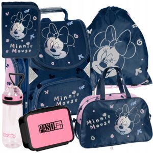 TORNISTER ZESTAW SZKOLNY PASO plecak disney klasa 1-3 MINNIE ZESTAW 6EL