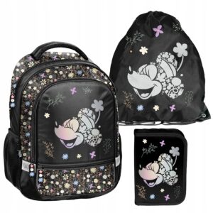 PLECAK ZESTAW SZKOLNY PASO tornister disney klasa 1-3 MINNIE ZESTAW 3EL