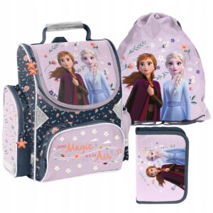 TORNISTER ZESTAW SZKOLNY PASO plecak FROZEN disney kraina lodu ZESTAW 3EL