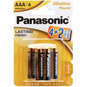 Baterie Alkaiczne Panasonic AAA 4+2szt LR3 Blister