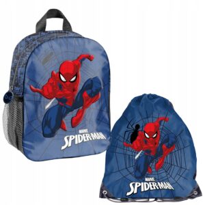 PLECAK Zestaw PRZEDSZKOLNY PASO SPIDERMAN 3D ZESTAW 2EL