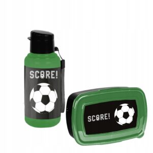 ZESTAW BIDON I ŚNIADANIÓWKA LUNCHBOX PASO FOOTBALL PIŁKA