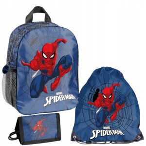 PLECAK Zestaw PRZEDSZKOLNY PASO SPIDERMAN 3D ZESTAW 3EL
