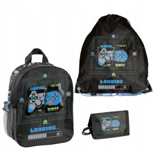 PLECAK ZESTAW PRZEDSZKOLNY PASO GAME PADS zestaw 3el