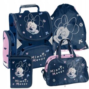 TORNISTER ZESTAW SZKOLNY PASO plecak disney klasa 1-3 MINNIE ZESTAW 4EL