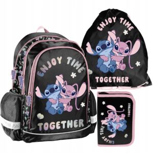 PLECAK ZESTAW SZKOLNY PASO tornister STITCH disney LILO i STITCH ZESTAW 3EL