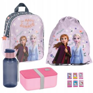 PLECAK ZESTAW PRZEDSZKOLNY PASO FROZEN KRAINA LODU 4el + Naklejki GRATIS
