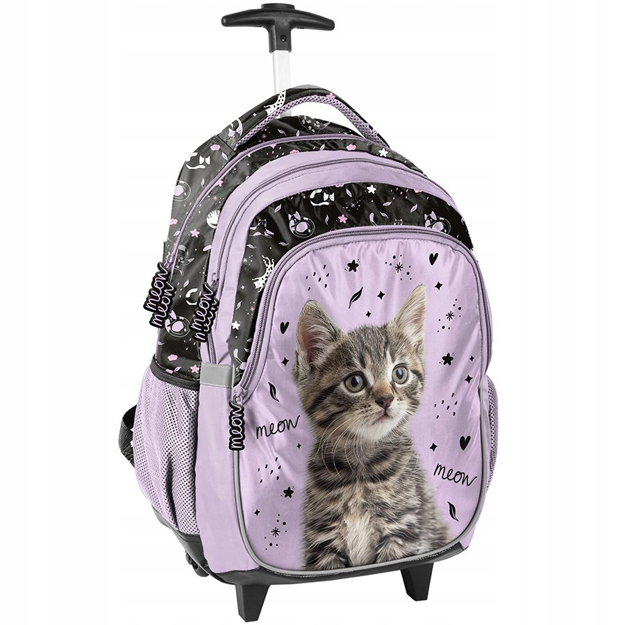 PLECAK SZKOLNY NA KÓŁKACH trolley KOTEK kitty
