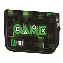 PIÓRNIK SZKOLNY bez wyposażenia PIXEL GREEN GAME St.Majewski