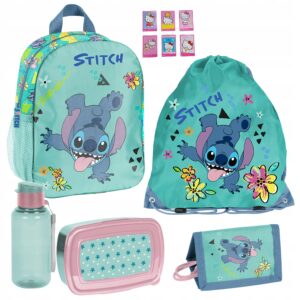 Plecak ZESTAW PRZEDSZKOLNY PASO STITCH Zestaw 5EL + naklejki GRATIS