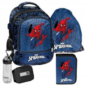 PLECAK ZESTAW SZKOLNY PASO tornister SPIDERMAN klasa 1-3 ZESTAW 5EL