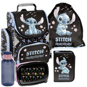 TORNISTER ZESTAW SZKOLNY PASO plecak STITCH disney klasa 1-3 ZESTAW 5EL