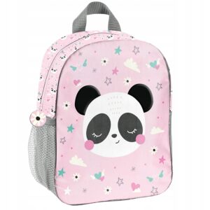 PLECAK PRZEDSZKOLNY PASO PANDA różowy