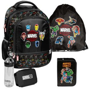 PLECAK ZESTAW SZKOLNY PASO tornister AVENGERS klasa 1-3 MARVEL ZESTAW 5EL