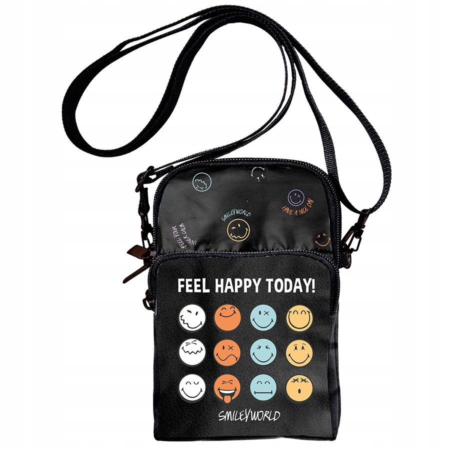 TOREBKA portfel PORTFELIK NA SMARTFON TELEFON SMILEY